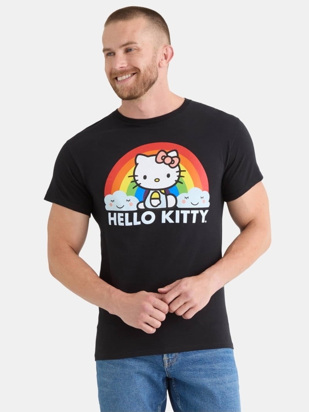 Hello Kitty Men's Pride Cotton Graphic T-Shirt - Size XL - NWT